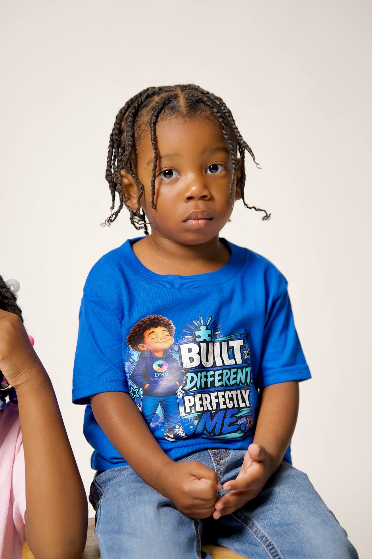 BUILT DIFFERENT. PERFECTLY ME. (Adult T-shirt Unisex)